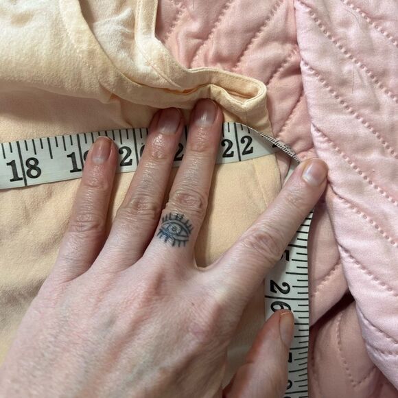 EILEEN FISHER silk light pink round neck size large tank top - Picture 9 of 11